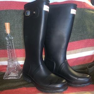 Hunter tall boots size 35